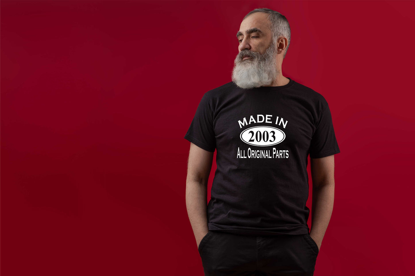 Made in 2003 21st Men's Birthday T-Shirt Age 21