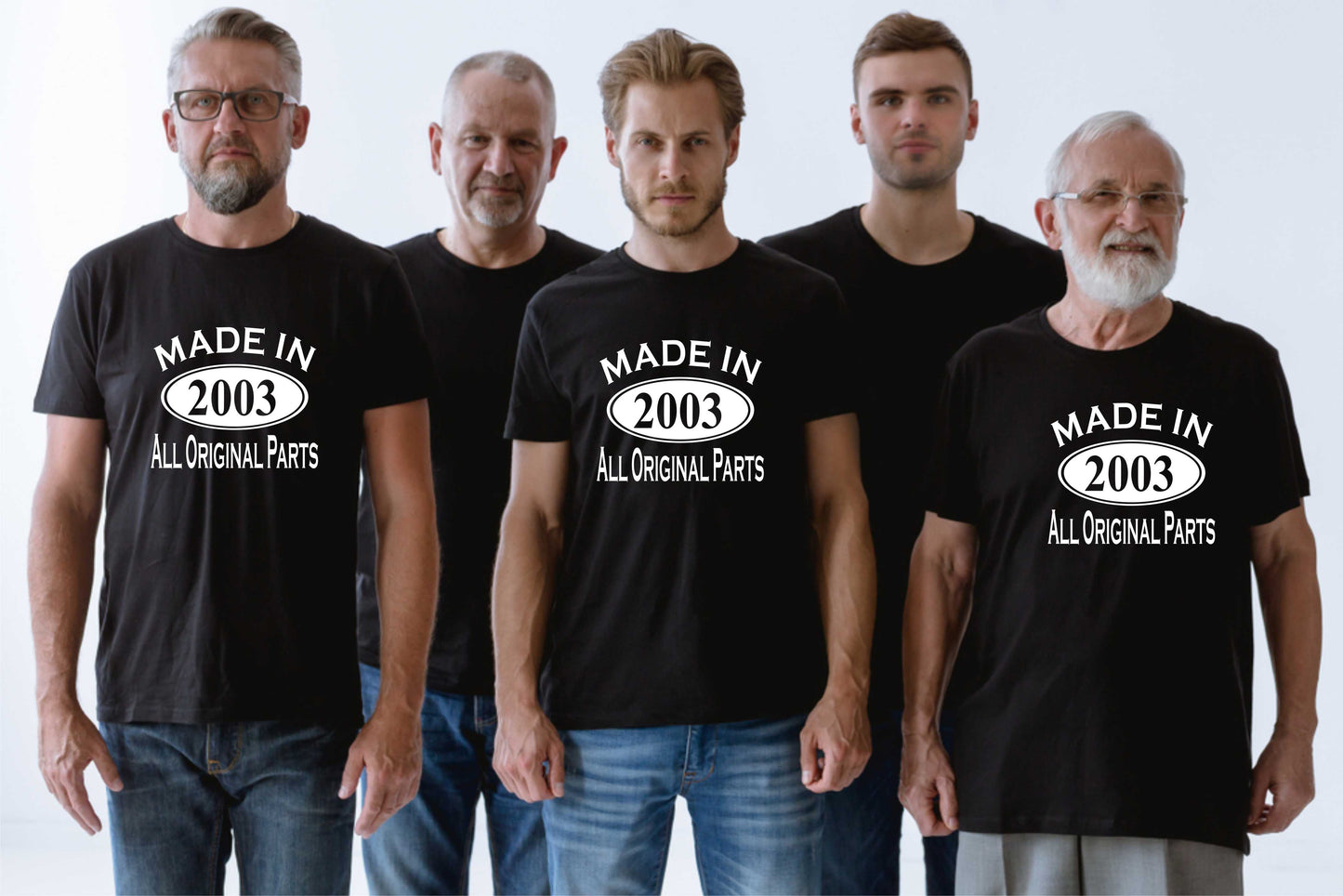 Made in 2003 21st Men's Birthday T-Shirt Age 21