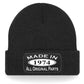 Made In 1974 Beanie Hat 50th Birthday Gift Great For Men & Women