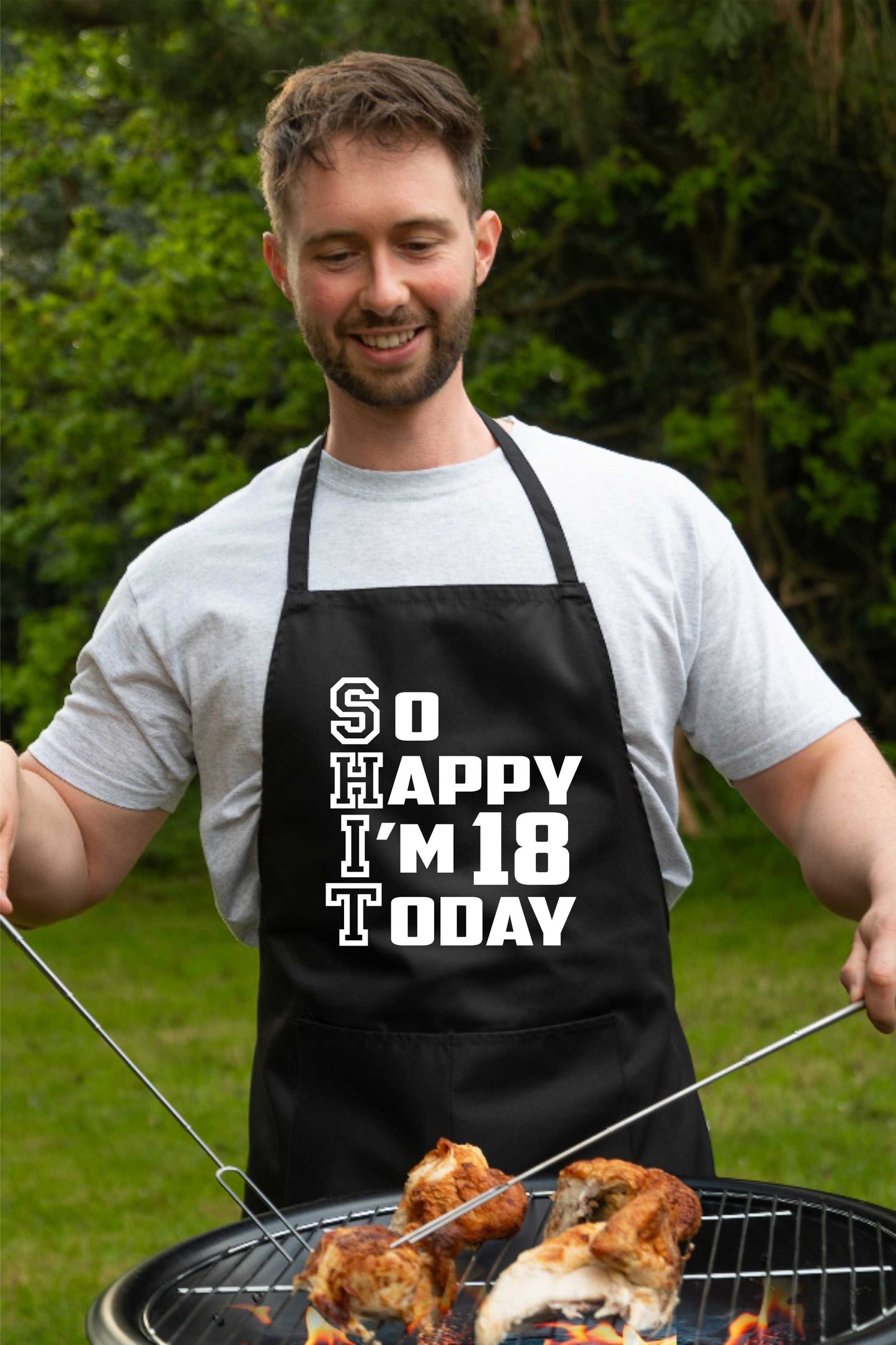 Apron Funny 18th Birthday Gift For Men & Ladies Turning 18 Present