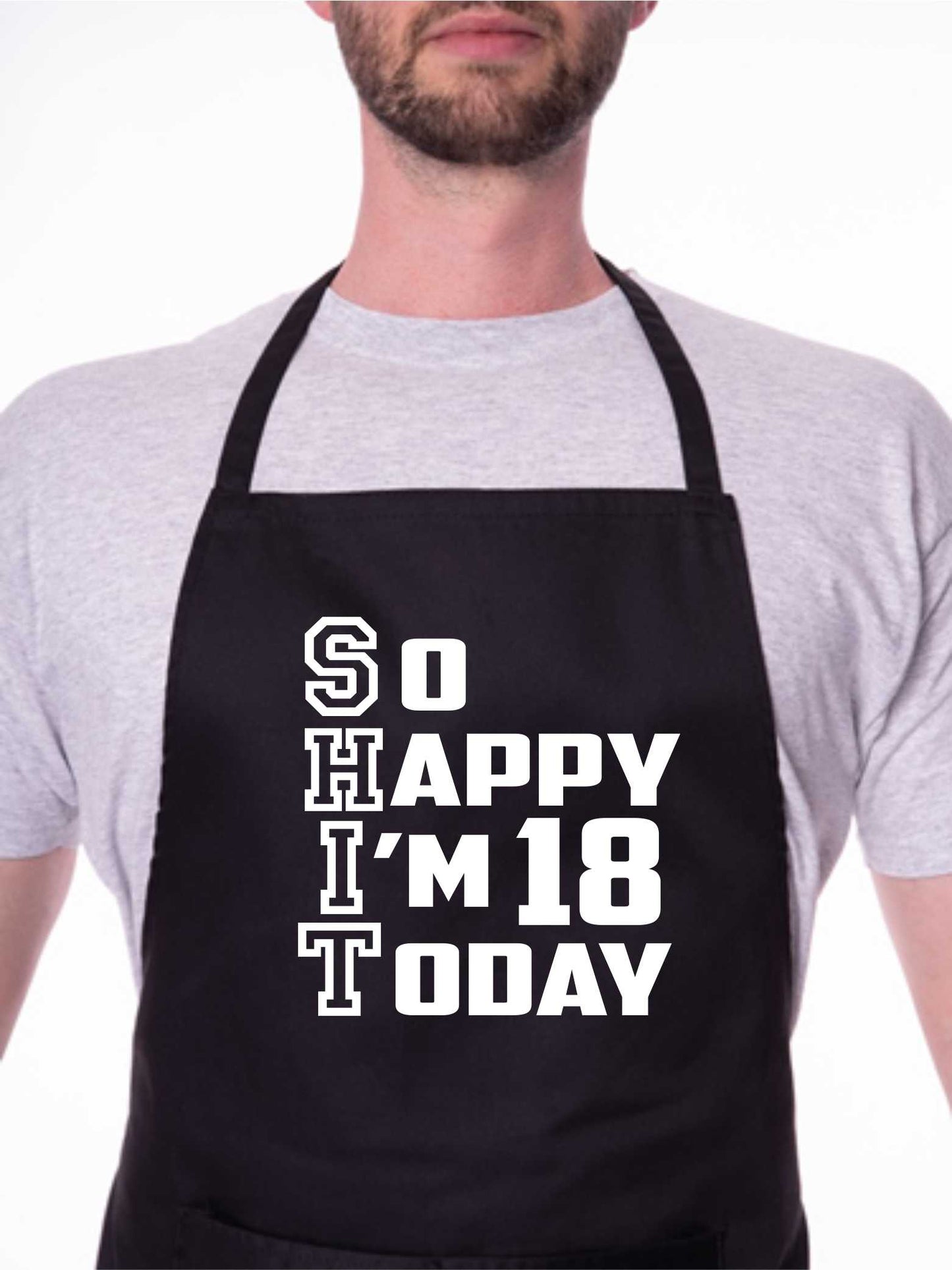 Apron Funny 18th Birthday Gift For Men & Ladies Turning 18 Present