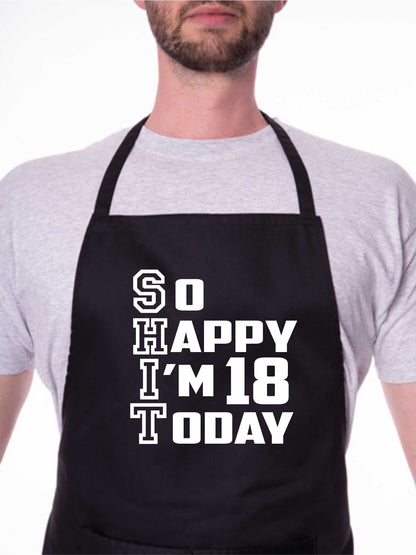 Apron Funny 18th Birthday Gift For Men & Ladies Turning 18 Present