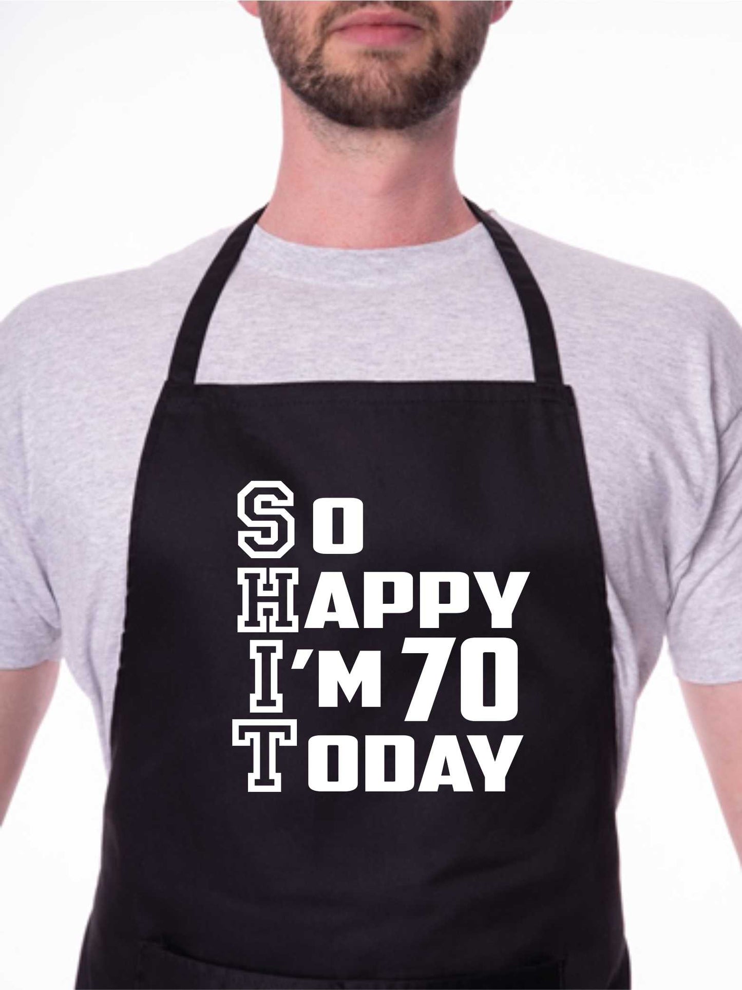 Apron Funny 70th Birthday Gift For Men & Ladies Turning 70 Present