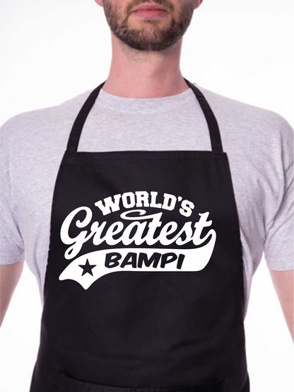 Apron Greatest Bampi Gift For Him Birthday Father's Day Present
