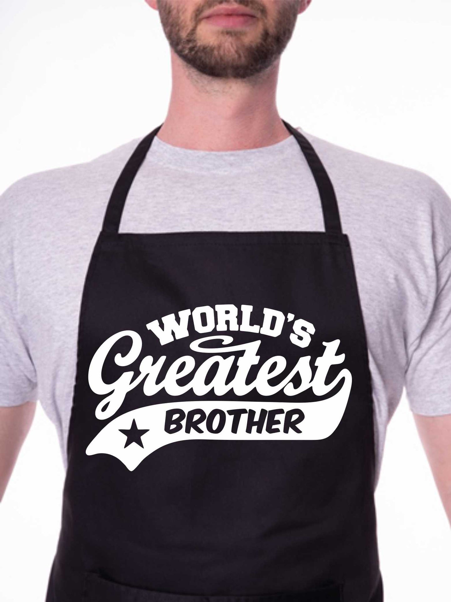 Apron Greatest Brother Gift For Him Birthday Father's Day Present