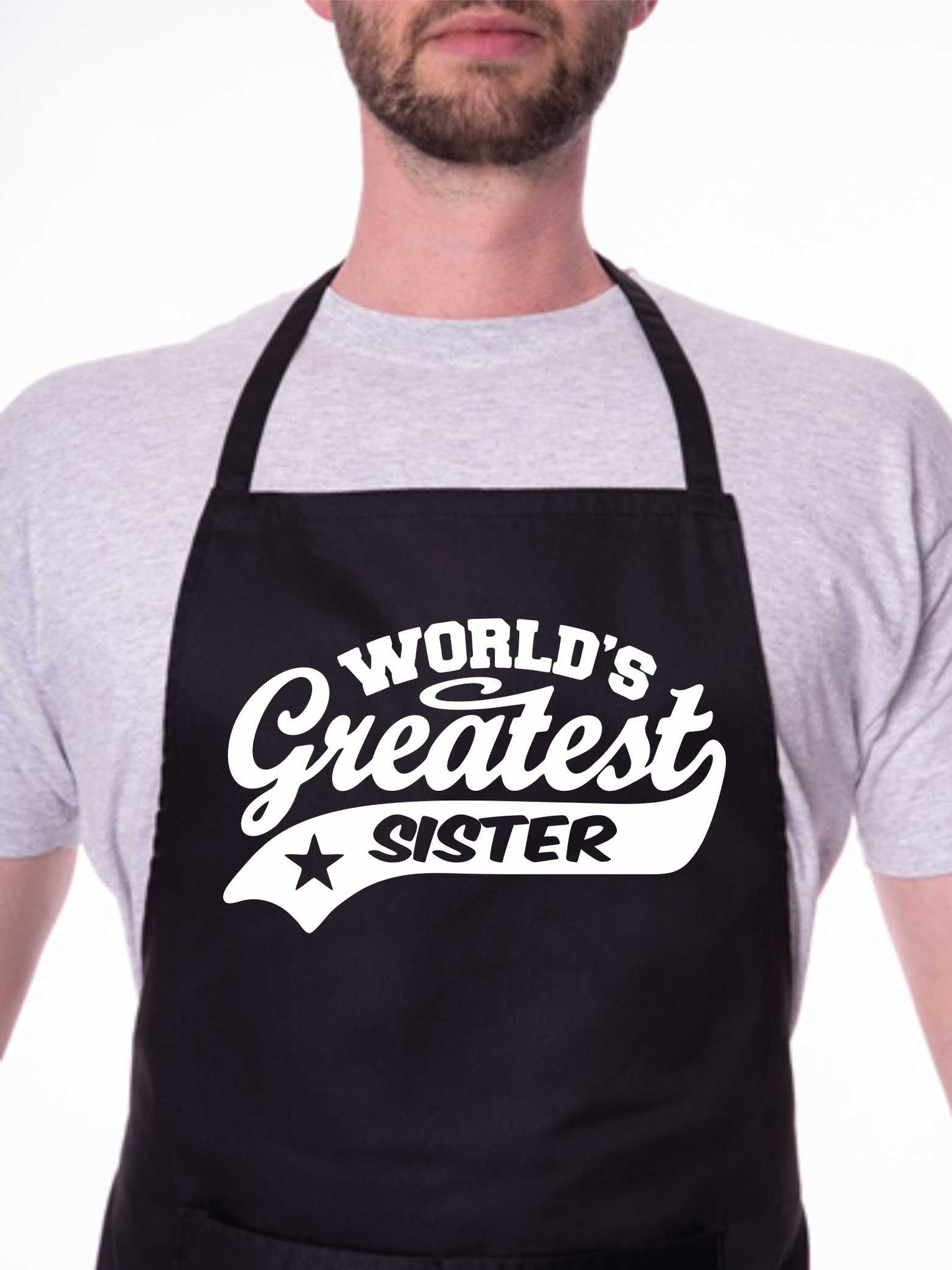 Apron Greatest Sister Gift For Her Birthday Mother's Day Present
