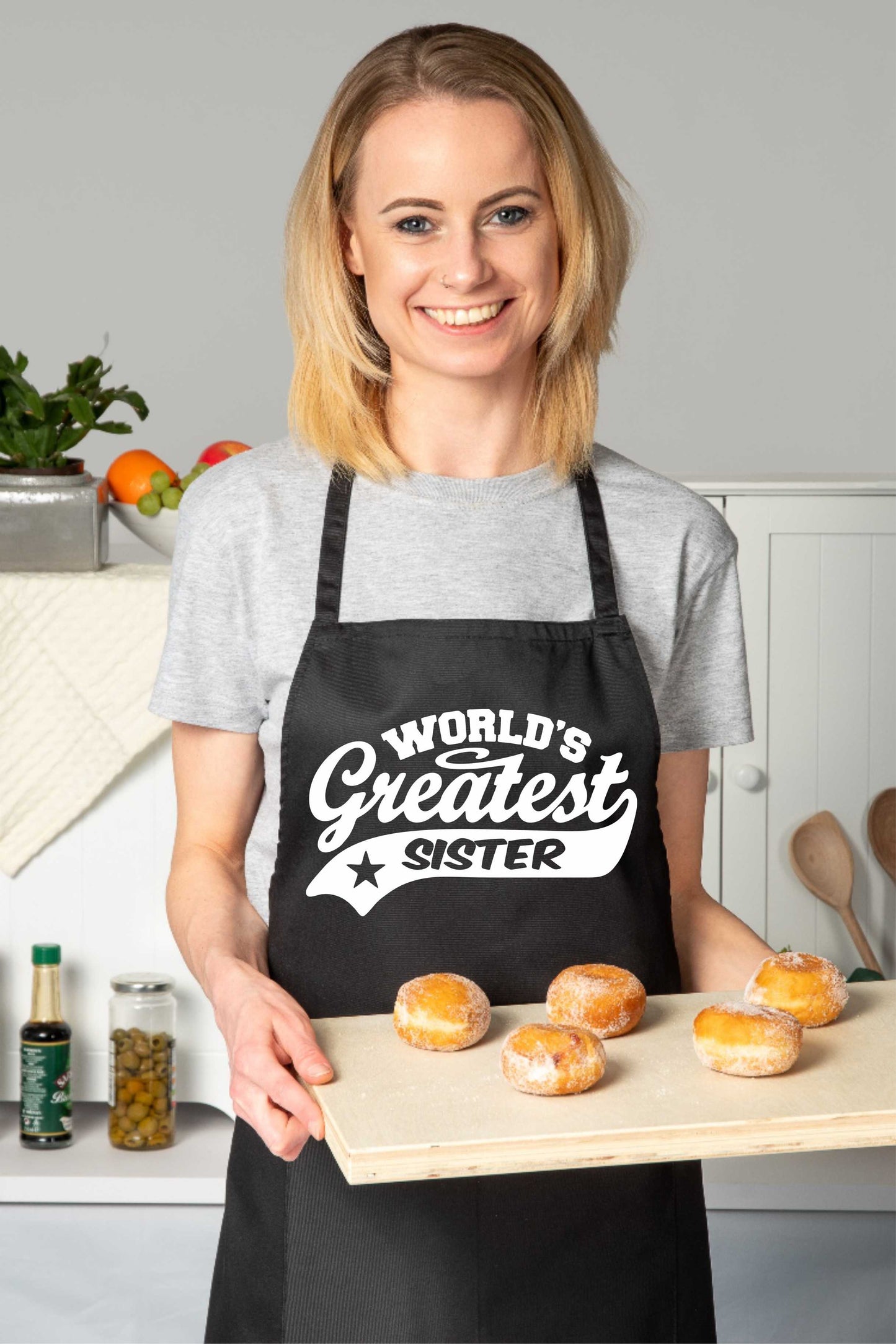 Apron Greatest Sister Gift For Her Birthday Mother's Day Present