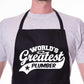 Apron Greatest Plumber Gift For Him Gift for Her Handyman Birthday