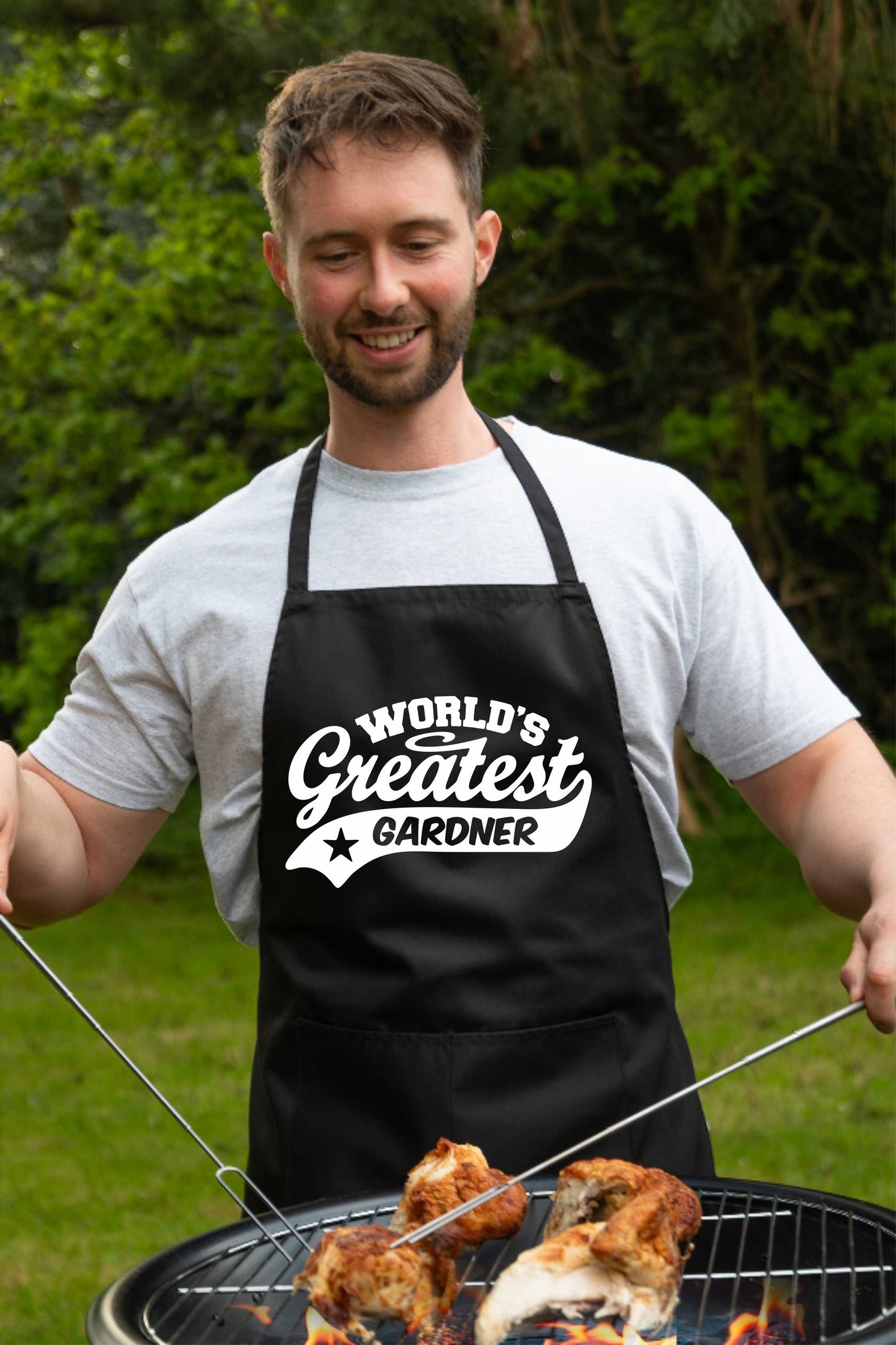 Apron Greatest Gardener Gift For Her Gift For Him Funny Birthday Present