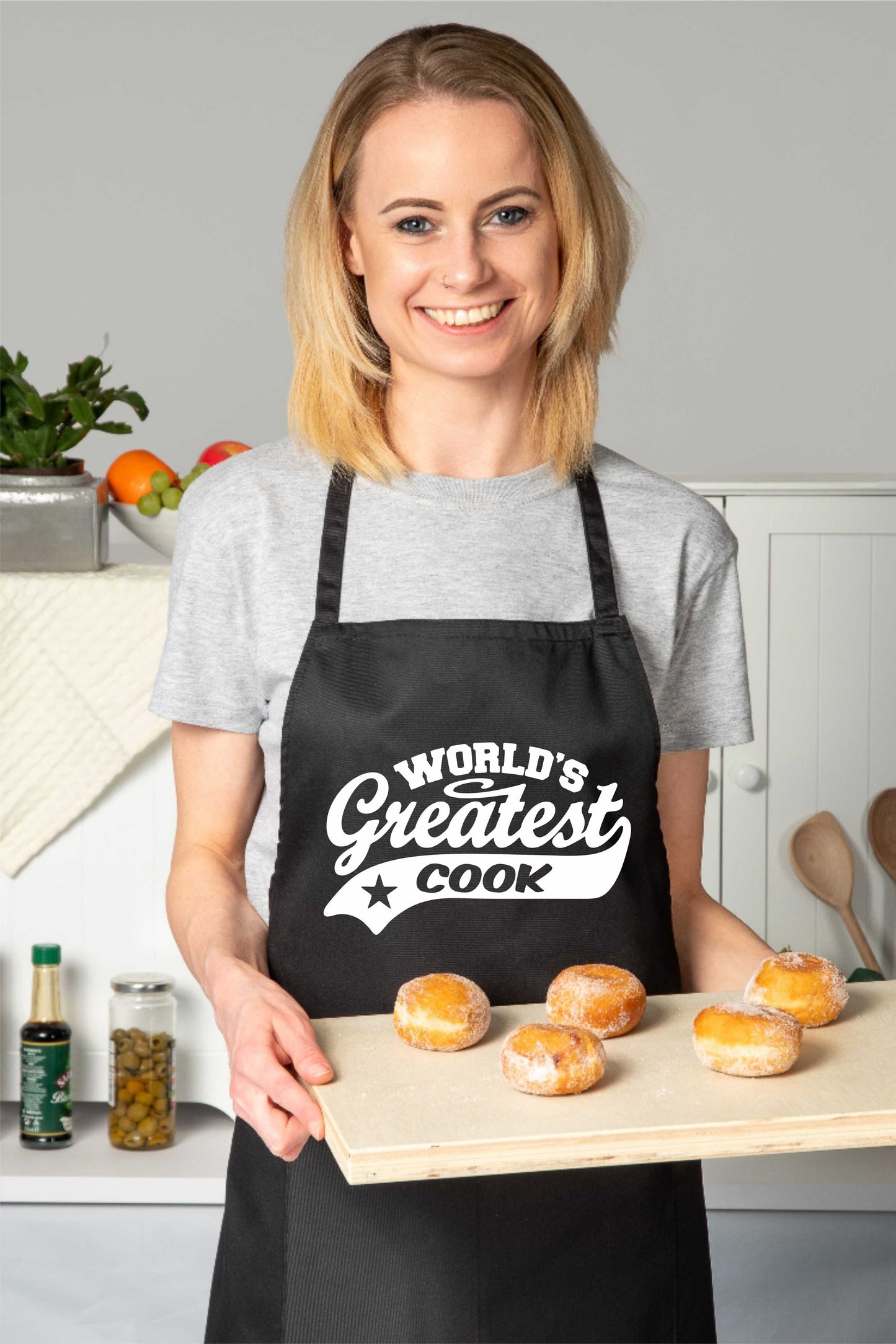 Apron Greatest Cook Gift For Her Gift For Him Chef Funny Birthday Present
