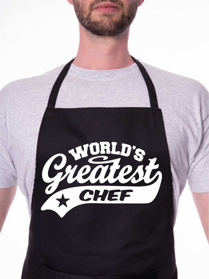 Apron Greatest Chef Gift For Her Gift For Him Cook Funny Birthday Present