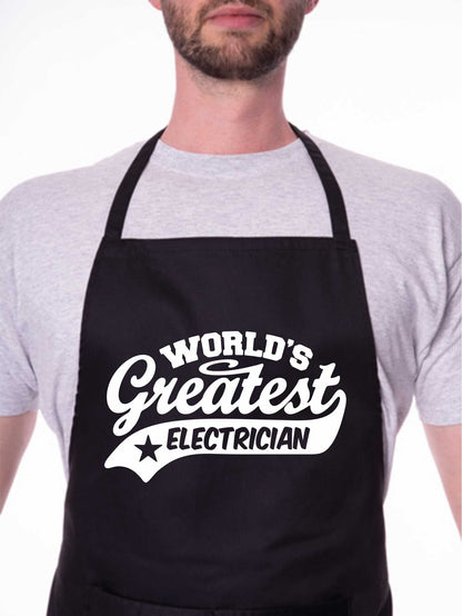 Apron Greatest Electrician Gift For Her Gift For Him Funny Birthday Present