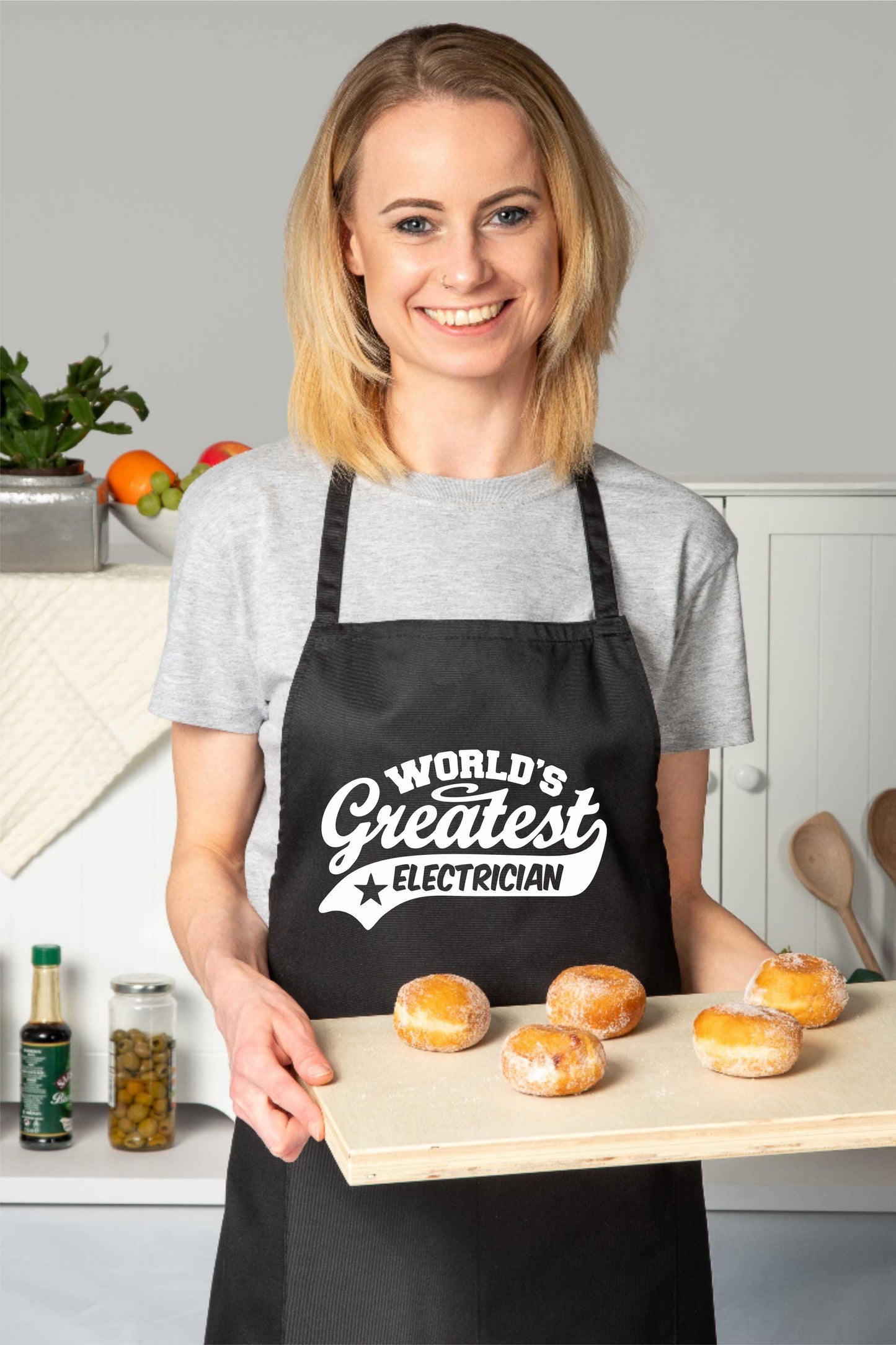 Apron Greatest Electrician Gift For Her Gift For Him Funny Birthday Present