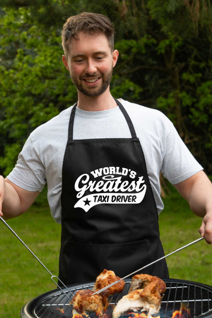 Apron Greatest Taxi Driver Gift For Her Gift For Him Funny Birthday Present