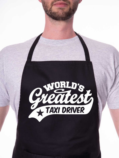 Apron Greatest Taxi Driver Gift For Her Gift For Him Funny Birthday Present