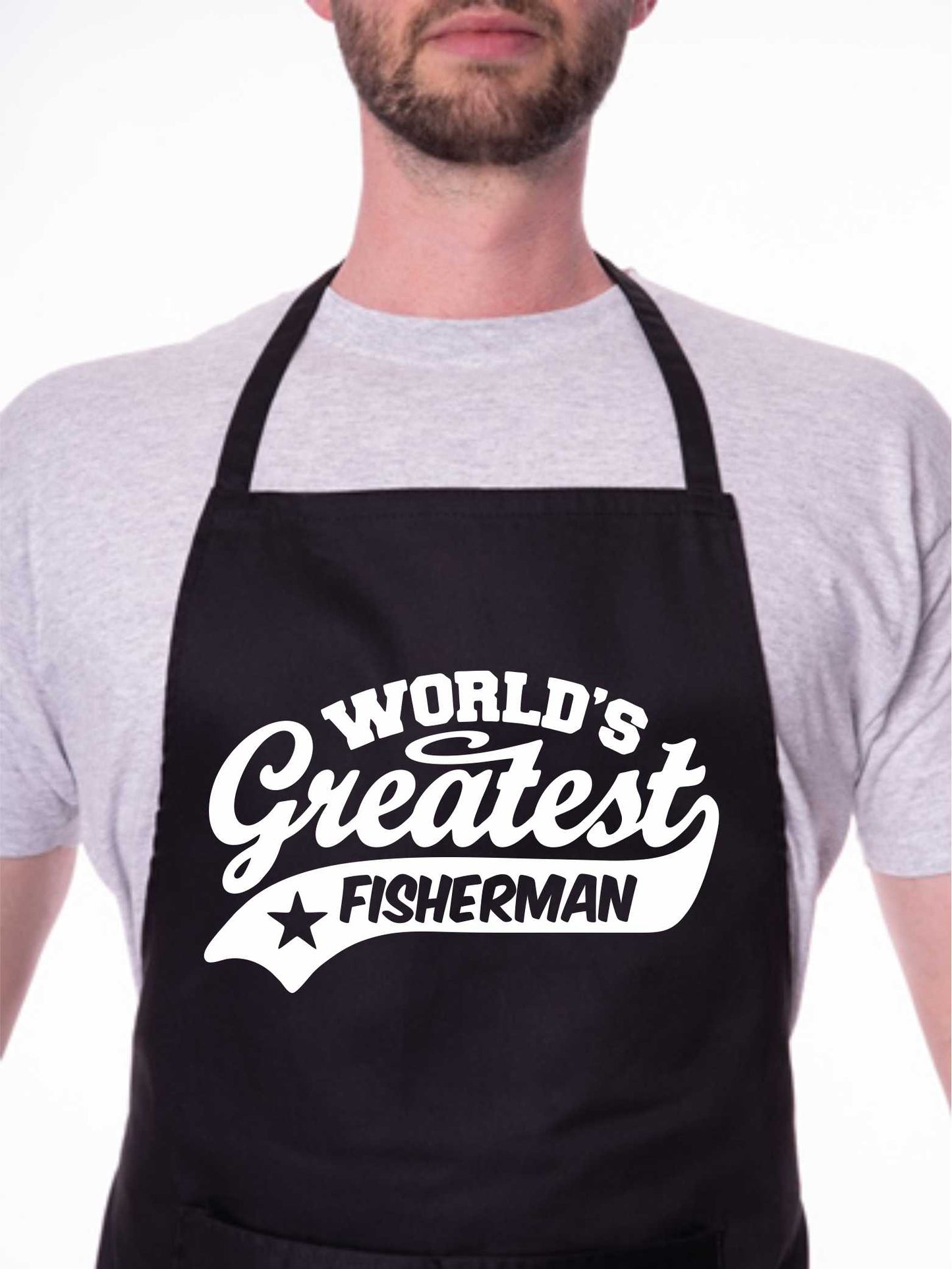 Apron Greatest Fisherman Gift For Her Gift For Him Fishing Birthday Present