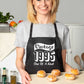 30th Birthday Vintage 1995 Age 30 Funny Apron Novelty Baking BBQ