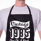 40th Birthday Vintage 1985 Age 40 Funny Apron Novelty Baking BBQ