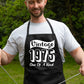 Vintage Birthday 1975 50th Birthday Funny Apron Novelty Baking BBQ