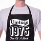 Vintage Birthday 1975 50th Birthday Funny Apron Novelty Baking BBQ
