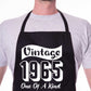 Vintage Birthday 1965 60th Birthday Funny Apron Novelty Baking BBQ
