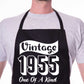70th Birthday Vintage 1955 Age 70 Funny Apron Novelty Baking BBQ
