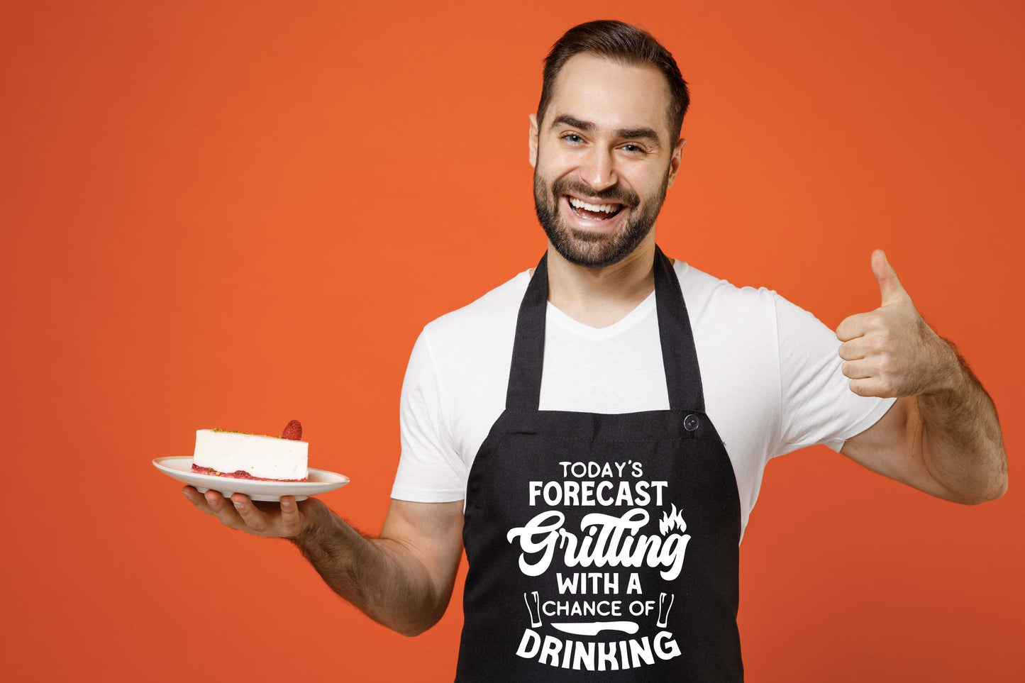Grilling & Drinking Funny Apron Father's Day Birthday Gift Cooking Baking BBQ