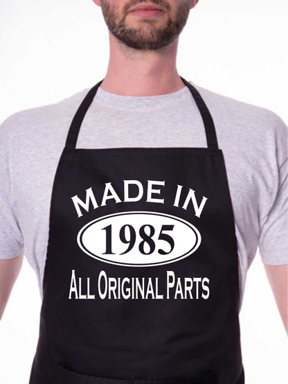 Made In 1985 40th Birthday BBQ Cooking Funny Novelty Apron