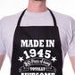 80th Birthday Made In 1945 BBQ Cooking Funny Novelty Apron