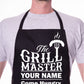 Personalised Apron The Grill Master Any Name Father's Day Birthday Funny Gift