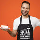 Personalised Apron The Grill Master Any Name Father's Day Birthday Funny Gift