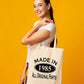 Print4u Shopping Tote Bag For Life Made In 1985 40th Birthday