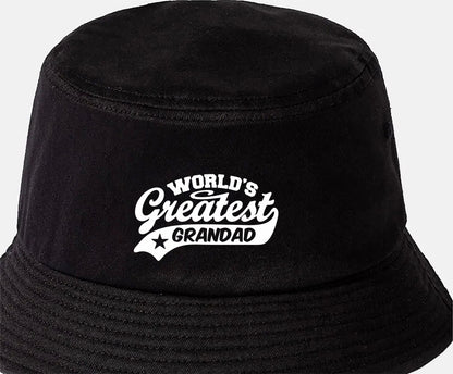 Bucket Hat Greatest Grandad Birthday Father's Day Present Gift For Him