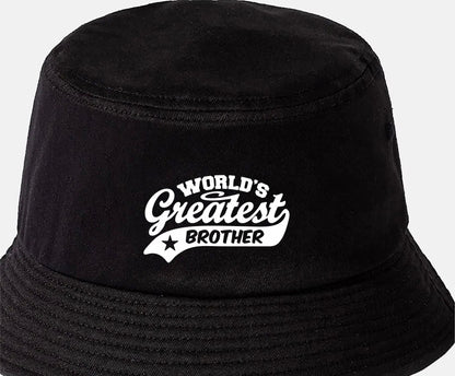 Bucket Hat Greatest Brother Birthday Father's Day Present Gift For Him