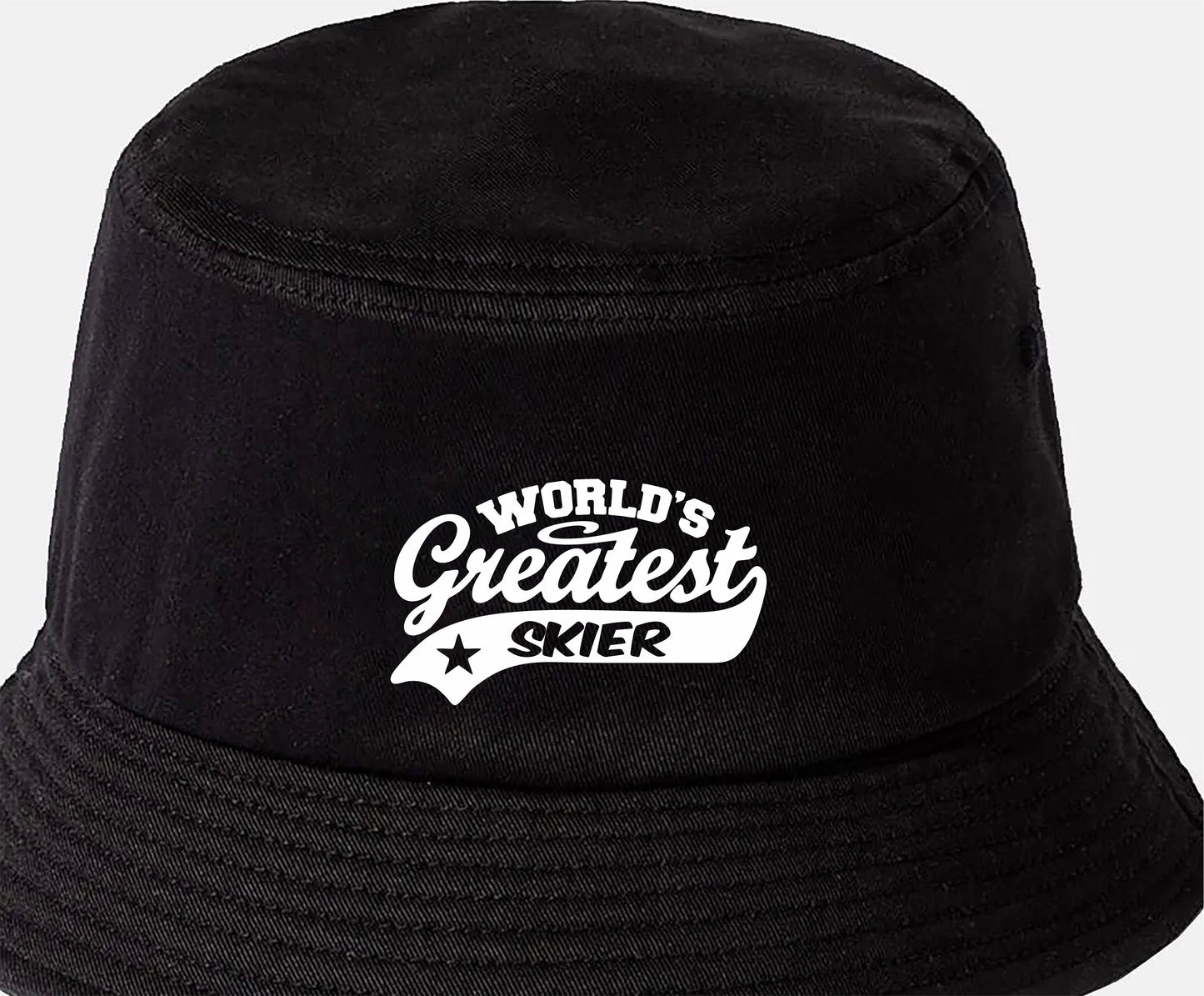 Bucket Hat Greatest Skier Birthday Gift For Her Gift for Him Skiing