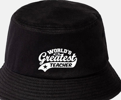 Bucket Hat Greatest Teacher Birthday Gift For Her Gift for Him
