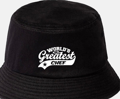 Bucket Hat Greatest Chef Birthday Cooking Gift For Her Gift for Him