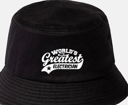 Bucket Hat Greatest Electrician Birthday Handyman Gift For Her Gift for Him