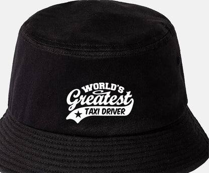 Bucket Hat Greatest Taxi Driver Birthday Novelty Gift For Her Gift for Him