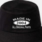 Made in 2004 21st Birthday Bucket Hat Age 21 Gift For Men & Ladies