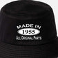 Made in 1955 70th Birthday Bucket Hat Age 70 Gift For Men & Ladies