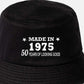 Totally Awesome Made In 1974 Bucket Hat 50th Birthday Age 50 Men & Ladies