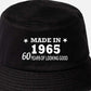 Totally Awesome Made In 1964 Bucket Hat 60th Birthday Age 60 Men & Ladies