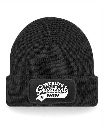 Beanie Hat Greatest Nan Gift For Her Birthday Present Mothers Day
