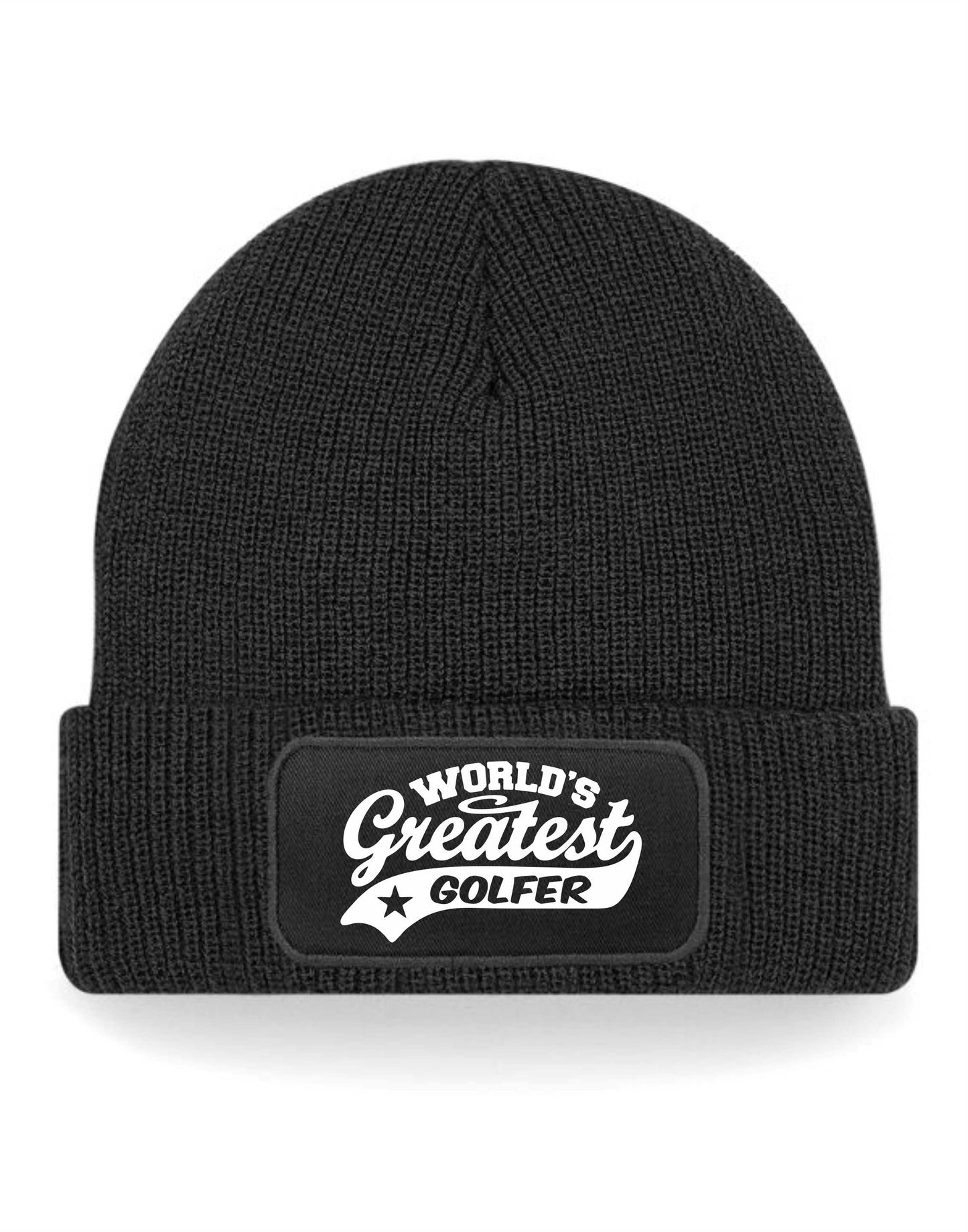 Beanie Hat Greatest Golfer Gift For Her Men's Birthday Present Golfing
