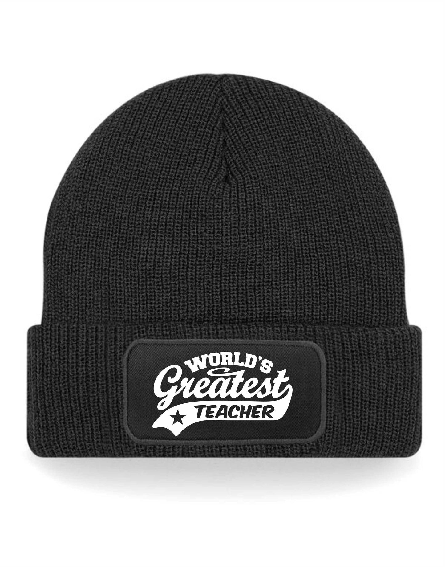 Beanie Hat Greatest Teacher Gift For Her Gift For Him Birthday Present
