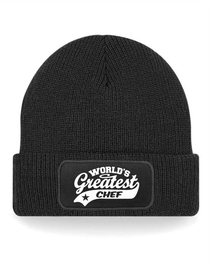 Beanie Hat Greatest Chef Gift For Her Gift For Him Cooking Birthday Present