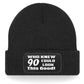 Beanie Hat Who Knew 90 Funny Gift For Ladies Men's 90th Birthday Present