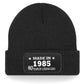 40th Birthday Made In 1985 Beanie Hat Gift for 40 Year Old For Men & Ladies