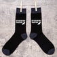 Keep Calm & Walk Maltese Terrier Men's Novelty Socks Black Dog Lovers Gift